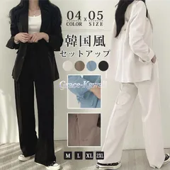パンツスーツ レディース セットアップ フォーマル スーツ ゆったり 新生活 韓国 卒園式 入学式面接 ジャケット 上下セット 2点セット おしゃれ カジュアル オフィス 洗える 結婚式 通勤 20代 30代 40代 50代 60代 jinniu01