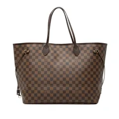 ルイ ヴィトン ダミエ ネヴァーフルGM トートバッグ ハンドバッグ N51106 ブラウン PVC レザー レディース LOUIS VUITTON【1-0291451】