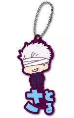 [Used] Miscellaneous Goods Satoru Gojo"Jujutsu Kaisen 0: The Movie - Name-Pitan-Co Rubber Mascot"