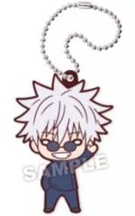 [Used] Keychain Satoru Gojo"Nitotan Jujutsu Kaisen Kaidama/Tamaori Rubber Mascot"