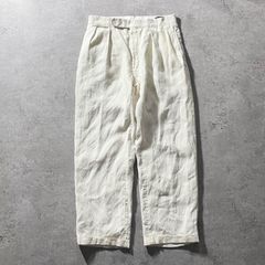 ~1990's (MADE IN USA) "The J.Peterman Company" Cotton Lined Linen Trousers （90s USA製 ピーターマン コットンライニング リネンパンツ）