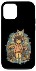 iPhone 13 Anime Ghibli Welsh Corgy Dog owners, dog fans, smartphone cases