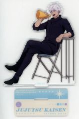 [Used] Acrylic Stand・Acrylic panel Satoru Gojo Original acrylic illustration Stand Sega Chansey Lottery for the 5th Anniversary of the Anime "Jujutsu Kaisen" - Special Day! Prize I