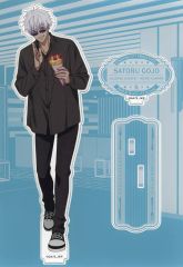 [Used] Acrylic Stand・Acrylic panel Satoru Gojo Original acrylic illustration Stand"Jujutsu Kaisen x IKEPRI CANVAS"