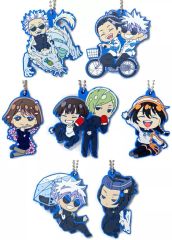 [Used] Keychain Set of 7 Types "Deformed Lover! Jujutsu Kaisen Kaidama/Tamaori Opening/Ending Keychain"