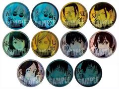 [Used] Badge Bins Complete set of 11 types: "Trading Hologram Can Badge Jujutsu Kaisen Kaigyoku/Tamaori"