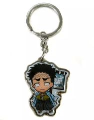 [Used] Merchandise: Himejima Gyomei (Shinsengumi 2) Metal Keychain "Demon Slayer: Kimetsu no Yaiba" Kyoto Limited Edition