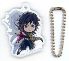 [Used] Keychain - Giyu Tomioka Kyun Chara Acrylic Charm - "Ichiban Kuji Demon Slayer: Kimetsu no Yaiba ~Upper Rank Three~" Prize G