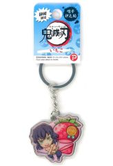 [Used] Keychain Inosuke Hashibira(Strawberry) Metal Keychain "Demon Slayer: Kimetsu no Yaiba" Shizuoka Limited Edition