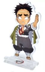 [Used] Acrylic Stand・Acrylic Panel Himejima Gyomei (Left Hand Raised) "Demon Slayer: Kimetsu no Yaiba Character Picture Scroll Cafe in ufotable Cafe Connecting Random Acrylic Panels"Stand Fifth period”