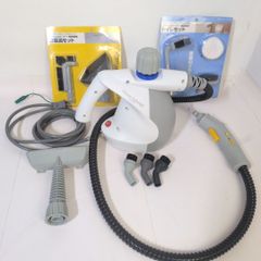 アイリスオーヤマ スチームクリーナー ハンディ STM-304W トイレセット お風呂セット 付属品あり