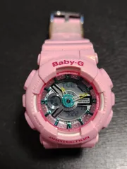 電池交換済　CASIO BABY-G BA-110 ピンク アナデジ 腕時計