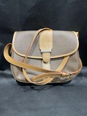 ヴィンテージ フランス製 LANCEL ランセル レザー ショルダーバッグ 브라운
