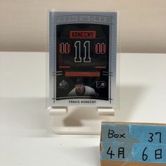 2024-25 Upper Deck SP Game Used Edition Travis Konecny Philadelphia Flyers Frameworks Silver  カード