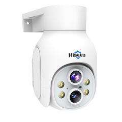 [Dual Lens, Two-Way Audio, 360° Tracking Function] Hiseeu Wireless Security Camera, 4MP Wireless Camera, Remote Monitoring, IP66 Waterproof Rating, AI Motion Detection, Indoor/Outdoor Security PMS