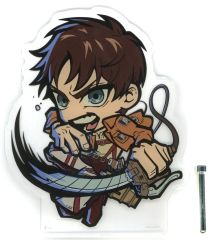 [Used] Acrylic Stand・Acrylic panel Eren Yeager Big Acrylic Stand E-Toon Part 2 Attack Titan in E-DINER
