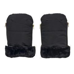 Cold-weather mittens/gloves ABMF0065 Stroller Black Water-protect Inner fleece Thermolite Eco-made Top Line Hand muff (TOP LINE) Windproof HAND AIRBUGGY (Air Buggy)