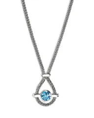 ジョン・ハーディー レディース アクセサリー ネックレス・チョーカー・ペンダントトップ レース JOHN HARDY Sterling Silver Icon Swiss Blue Topaz Hal
