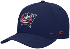 ファナティクス メンズ アクセサリー 帽子 ジャケット Fanatics NHL Mens Columbus Blue Jackets Navy Rink Structu red Adjustable