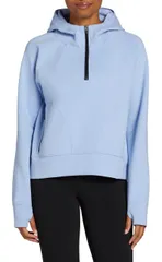 DSG レディース アウター パーカー・スウェット フリース DSG Womensport Fleece 14 Zip Hoodie Peri Sky
