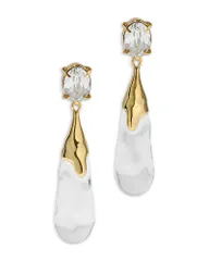 アレクシス ビッター レディース アクセサリー ピアス・イヤリング Alexis Bittar Bonbon Crystal Tear Shape Drop Earrings Clear