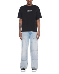 오프 화이트 남성 하의 데님 팬츠 코튼 청바지 그래픽 OffWhite Cotton Diagonal Graphicarpenter Jeans Ash Blue Ash