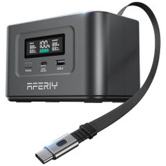 Brand New AFERIY Nano100 Iron Phosphate 99.2Wh/31000mAh Portable Power Station, Airplane Passenger Approved, PD100W Compatible | Built-in Type-C Cable, Small, Lightweight 1.1kg, Compact Design, Long Lifespan, 3 Output Ports, 145W Output, 1 af994b1e