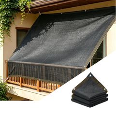 Brand New KANIYA Shade Net, Sunshade, 95% UV Protection, Dustproof, High-Density Polyethylene, 18 Pins, for Balcony, Carport, Roof, Yard, Party, Corridor, Edge Extension (3x4) 2d1ca0ec