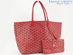 【美品】ゴヤール　GOYARD　サンルイPM　ショルダーバッグ　トートバッグ　レッド　AMALOUIS PM 02