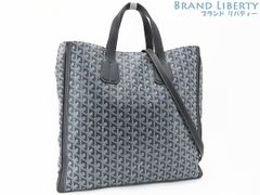 【レア外超美品】ゴヤール　GOYARD　サック ヴォルテール　2WAY トートバッグ　ハンドバッグ　ショルダーバッグ　GRIS グレー　PVC レザー