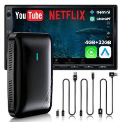 K◆ai Box, Wireless CarPlay/Android Auto compatible, 4G+32G ai box YouTube/Netflix compatible a9bc2f11