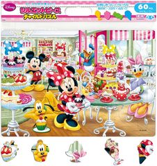 60-piece children's puzzle: Silhouette pieces, Disney, Welcome to the Sweets Shop [Child Puzzle]