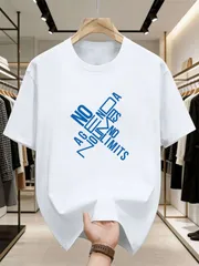 新品 送料無料 NO AGENDA NO LIMITS T シャツ 文字グラフィック ストリート ポップ ミニマル モダン