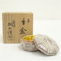 京焼 丹山窯 小峠葛芳造 干支巳香合（共箱） 茶道具 茶道 香道 香道具