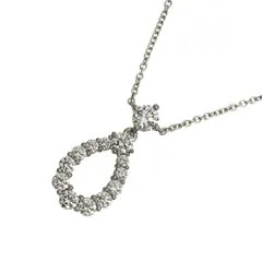 ハリーウィンストン HARRY WINSTON HW ループ ミディアム ダイヤ ネックレス 41cm Pt プラチナ Diamond Necklace【証明書付き】 90337305