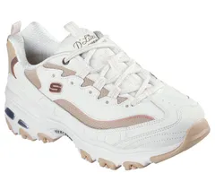 スケッチャーズ レディース シューズ スニーカー Skechers DLites Womenshoes Off White Brown オフホワイト