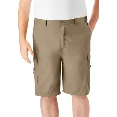 キングサイズ レディース ボトムス ハーフパンツ・ショーツ トール ショートパンツ KingSize Mens Big Tall 10 Sidelasticanyon Cargo Shorts Dar