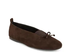 ナインウェスト レディース シューズ パンプス Nine West Smooch Ballet Flat Dark Brown ブラウン