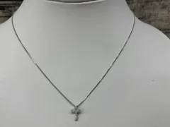 期間限定SALE！【Pt850】 ネックレス ダイヤモンド0.11ct プラチナ レディース アクセサリー 中古