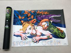 JOJO 荒木飛呂彦原画展ー冒険の波紋ー 第5部 Part5B2ポスター ジョジョの奇妙な冒険 荒木飛呂彦原画展 JOJO 冒険の波紋 第5部 黄金の