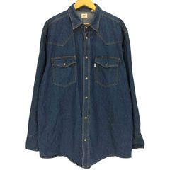 Levi's denim western shirt for men, size 2XL
