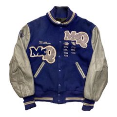 ~1950s USA Sportsman Leather Sleeve Varsity Jacket / Vintage Varsity Jacket from the 1950s, Size 44 【F926】