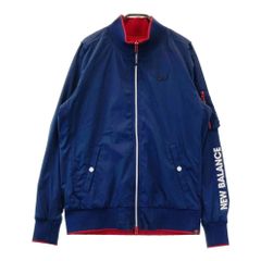 サイズ：5 NEW BALANCE GOLF ニューバランス リバーシブル 長袖ジップジャケット ネイビー系 240101782700 ゴルフウェア メンズ ストスト