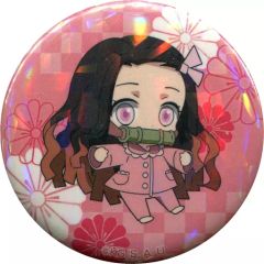 [Used] Badge/Pin: Nezuko Kamado (Hologram Version) "Eforme Demon Slayer: Kimetsu no Yaiba Pajama Character Can Badge Vol. 2"