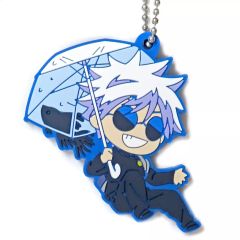 [Used] Keychain Satoru Gojo 2. "Deformed Lover! Jujutsu Kaisen Kaidama/Tamaori Opening/Ending Keychain"