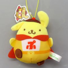 【中古】ぬいぐるみマスコット・ぬいぐるみバッジ ポムポムプリン(B/耳あげにっこり) ポムポムヒーローマスコット 「ポムポムプリン」