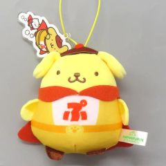 【中古】ぬいぐるみマスコット・ぬいぐるみバッジ ポムポムプリン(A/にっこり) ポムポムヒーローマスコット 「ポムポムプリン」