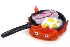 [Used] Magnet - Calcifer and Bacon & Egg Magnet - "Howl's Moving Castle" - Ghibli Museum, Mitaka Limited Edition