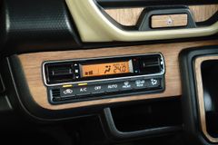 スズキ ハスラー リアルウッド ウォールナットステッカー エアコンパネル MR52S MR92S MS52S MS92S