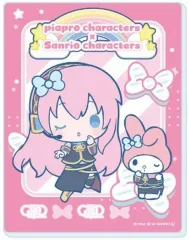 【中古】キャラカード 巡音ルカ×マイメロディ 「ピアプロキャラクターズ×サンリオキャラクターズ アクリルカード 02.コラボイラスト」